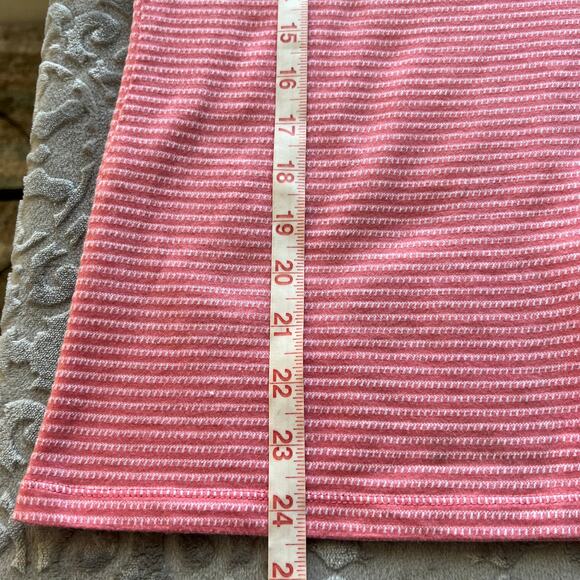 Talbots 100% Cotton Pink Stripe Long Sleeve Tee Medium - Picture 10 of 10